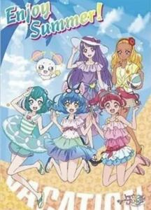 ローソン限定　スタートゥインクル　プリキュア　B3 タペストリー　 キュアミルキー　キュアセレーネ　キュアコスモ　ララ　プリキュア