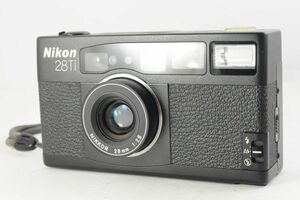 ★希少・新品級★Nikon 28Ti 28mmF2.8 高級コンパクトフィルムカメラ 使用感の感じない素晴らしい外観！クリアーな光学！動作品！