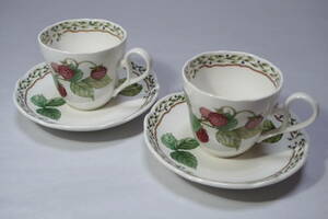 Noritake/ノリタケ ロイヤルオーチャード デミタス・カップ＆ソーサー ２客セット 未使用品！