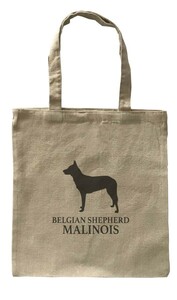 Dog Canvas tote bag/愛犬キャンバストートバッグ【Belgian Shepherd Dog Malinois/ベルジアン・シェパード・ドッグ・マリノア】イヌ-54