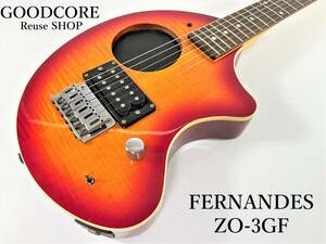 Fernandes フェルナンデス ZO-3GF サンバースト エレキギター 内蔵アンプ●R601239