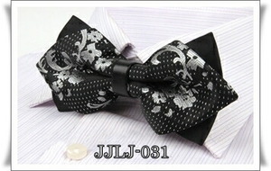 高級感のある礼装用蝶ネクタイ（ポインテッド＆ボウタイ）　JJLJ-031