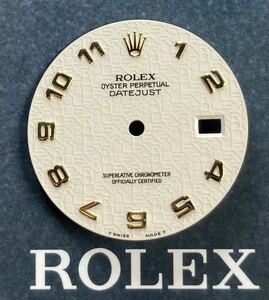 純正 コンピューター アイボリー 文字盤 ロレックス 16234 16233 16253 116234 116233 デイトジャスト ROLEX DATEJUST computer dial Ivory