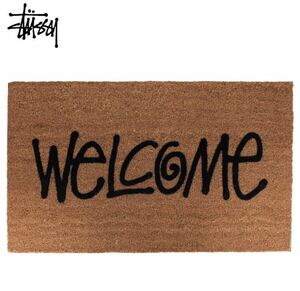 新品未使用★超激レア☆STUSSY WELCOME MAT SUPREME SHIPS BEAMS LIVIN ステューシー ロンハーマン マット Saturdays ape SOPH 玄関ラグ