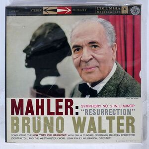 米 ブルーノ・ワルター/MAHLER: SYMPHONY NO. 2 IN C MINOR, "RESURRECTION"/COLUMBIA MASTERWORKS M2S601 LP