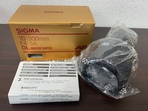 ★美品★　SIGMA シグマ　望遠ズームレンズ 70-300mm F4-5.6 DL　レンズフード付