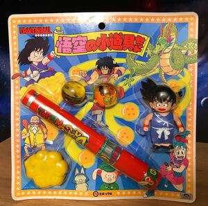 ☆希少 1986年当時物 エポック社 ドラゴンボール 悟空の小道具セット 未開封品