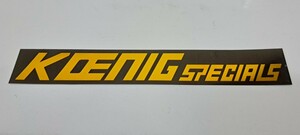 送料無料☆KOENIG-SPECIALS ステッカー ゴールド ケーニッヒ AMG メルセデス フェラーリ Ferrari ランボルギーニ LAMBORGHINI 旧車