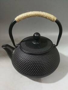 《民・黒鉄瓶・茶道具・煎茶道具》極細工・骨董品・古賞物・中国古玩・中国古美術