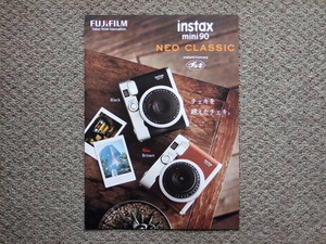 【カタログのみ】FUJIFILM 2015.06 instax mini 90 NEO CLASSIC 検 富士フイルム チェキ インスタントカメラ Instant Camera