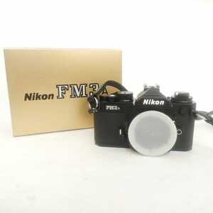 【M4828】美品 NIKON ニコン FM3A ボディ ブラック 露出計・シャッター全速確認 #N3