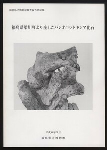 福島県梁川町より産したパレオパラドキシア化石　長谷川善和/竹谷陽二郎　福島県立博物館 　：広瀬川河床梁川層出土 束柱目 絶滅海棲哺乳類