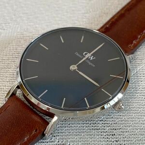 ダニエルウェリントン Daniel Wellington DW00100181 ダークブラウン レディース 32mm 長期保管品 電池交換済み