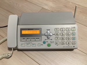 【SHARP/シャープ】デジタルコードレス電話 fappy FAX 子機セット UX-D17CL UX-D17CW★中古