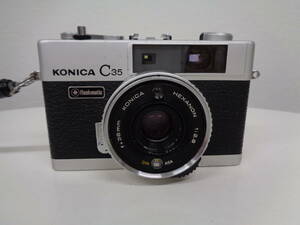 フィルムカメラ　KONICA　コニカ　C35　HEXANON　38ｍｍ　F2.8　コンパクトカメラ