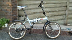 ※直接引き取りのみ★希少丸石サイクル★S-BIKE　シャフトドライブ小径車　青系　20型シングル３段変速　マニア向け