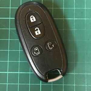 SU11855点灯 スズキ 純正 007YUUL0212スマートキーレス パレット ソリオ ルークス等 MA15S 日産 両側スライド 4ボタン