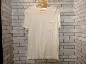 Three dots スリードッツ 半袖Tシャツ・カットソー ホワイト 無地 Lサイズ