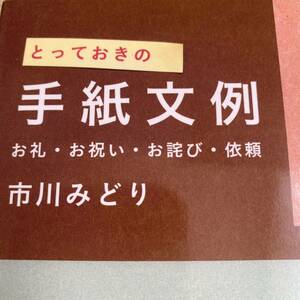 とっておきの手紙文例　お礼・お祝い・お詫び・依頼 市川みどり／著