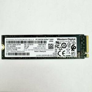 Western Digital 512GB M.2 SSD PC SN720 NVMe OPAL 内蔵SSD WD ウエスタンデジタル