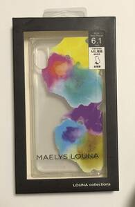 Ｍ54-1: iphoneケース 新品 UNiCASE 送料込Louna Collections watercolor for iPhoneXR (vivid)