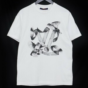 LOUIS VUITTON プリンテッドコットンTシャツ XS ホワイト RM232 NPG HPY83W ルイヴィトン printed cotton tee t-shirt 半袖カットソー