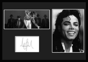 10種類!Michael Jackson/マイケル・ジャクソン/サインプリント&証明書付きフレーム/BW/モノクロ/ディスプレイ (7-3W)