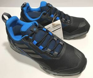 未使用!! adidas アディダス S24009 EASTRAIL 2.0 RAIN.RDY イーストレイル 黒 x 青 US 7.5 / 25.5cm アウトドア シューズ