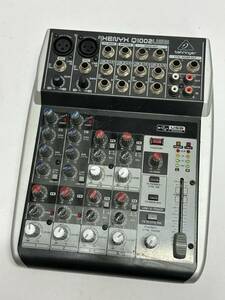 ★格安出品！！ Behringer ベリンガー アナログミキサー 10チャンネル 1ノブコンプ USBオーディオ XWNYX Q1002USB 黒 音響機器 PC機材 G800