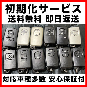 送料無料 安心保証付 トヨタ レクサス スバル スマートキー 初期化 代行 リセット 再登録可能 121778