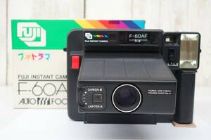 レトロ 当時物　RETRO CAMERA ＊FUJI　富士フィルム＊INSTANT CAMERA インスタントカメラ　 ＊INSTA F-60AF AUTO FOCUS オートフォーカス　