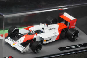 ●1　 マクラーレン ホンダ MP4/4 　アイルトン・セナ　1988 　F1マシンコレクション1/43デアゴスティーニ 模型のみ