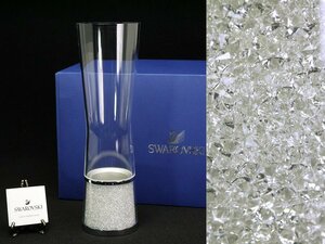 ■本物保証■【スワロフスキー】フラワーベース Crystalline Vase■高さ28cm■BOX付■