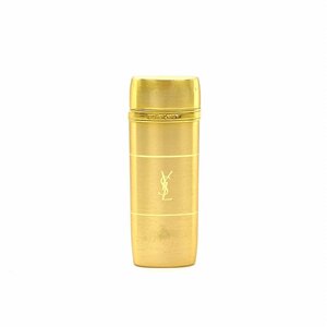 1円スタート YVES SAINT LAURENT イヴサンローラン YSL ガスライター ゴールドカラー 煙草 喫煙具 タバコグッズ 着火未確認