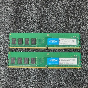CRUCIAL DDR4-2666MHz 16GB (8GB×2枚キット) CT8G4DFS8266.C8FD1 動作確認済み デスクトップ用 PCメモリ (2)
