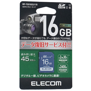 【ゆうパケット対応】ELECOM エレコム SDHCメモリーカード MF-FS016GU11R 16GB [管理:1000021824]