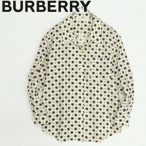 ヴィンテージ◆BURBERRYS バーバリー 総柄 ウール 長袖 シャツ 7