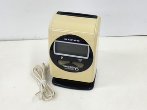 NIPPO TIMEBOY6 タイムレコーダー タイムカード 　中古品（管：2A7-M）