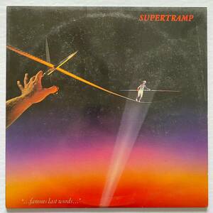 Supertramp Famous Last Words 1982 A&M バイナル record LP NM M- 海外 即決