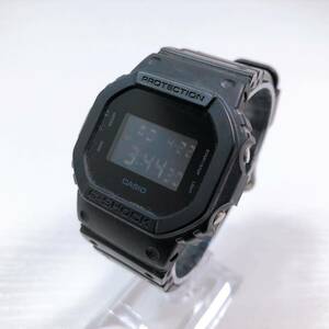 150【中古】CASIO G-SHOCK カシオ Gショック DW-5600BB ソリッドカラーズ ブラック デジタル メンズ腕時計 動作確認済み 現状品
