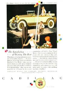 ◆1925年の自動車広告　キャデラック3　Cadillac