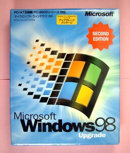【3101】 Microsoft Windows 98 SE アップグレード版 未開封品 Second Edition セカンド エディション ウィンドウズ 可(DOS/V PC-9800)