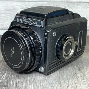 【YH-8320】中古現状品 ZENZA BRONICA ブラック NIKKOR-P 1:2.8 f=75㎜ ゼンザブロニカ 中判カメラ