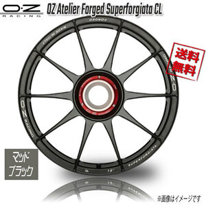 OZレーシング OZ Atelier Forged Superforgiata CL マットブラック 19インチ 12J+48 4本 84 業販4本購入で送料無料