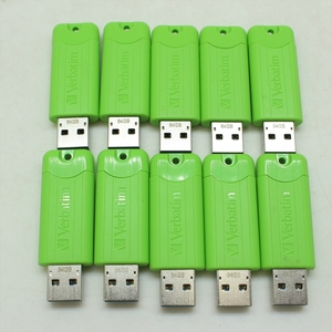 ★ USBメモリー USBフラッシュ 64GB 10個 セット まとめ Verbatim 動作品