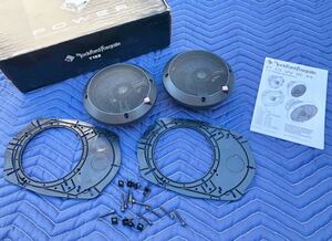 ★新品 ROCKFORD製 FOSGATE T152 (パワーシリーズ) 13cm コアキシャル 2way スピーカー 旧車 シェベル C10 SEALED BEAM GM アメリカ車