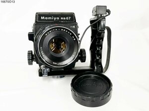 ★Mamiya マミヤ RB67 PRO S MAMIYA-SEKOR NB 1:3.8 f=127mm 中判 カメラ ボディ レンズ グリップ シャッター可能 ジャンク 16670O13-14