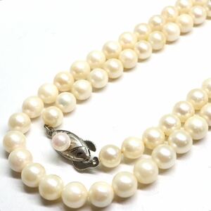 《アコヤ本真珠ネックレス》M 24.0g 約6.0-6.5mm珠 約43cm pearl necklace ジュエリー jewelry CE0/DA0