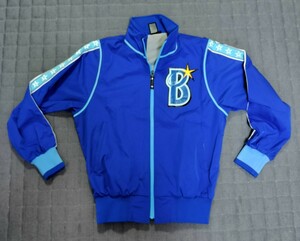 美品 サイズM 横浜ベイスターズ ウインドブレーカー ジャケット ベイスターズ プロ野球 DeNA 横浜 ジャンパー 野球 横浜スタジアム NPB