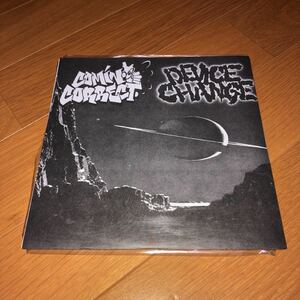 DEVICE CHANGE × COMIN CORRECT SPLIT EP ハードコア hardcore 7インチ アナログ レコード スプリット